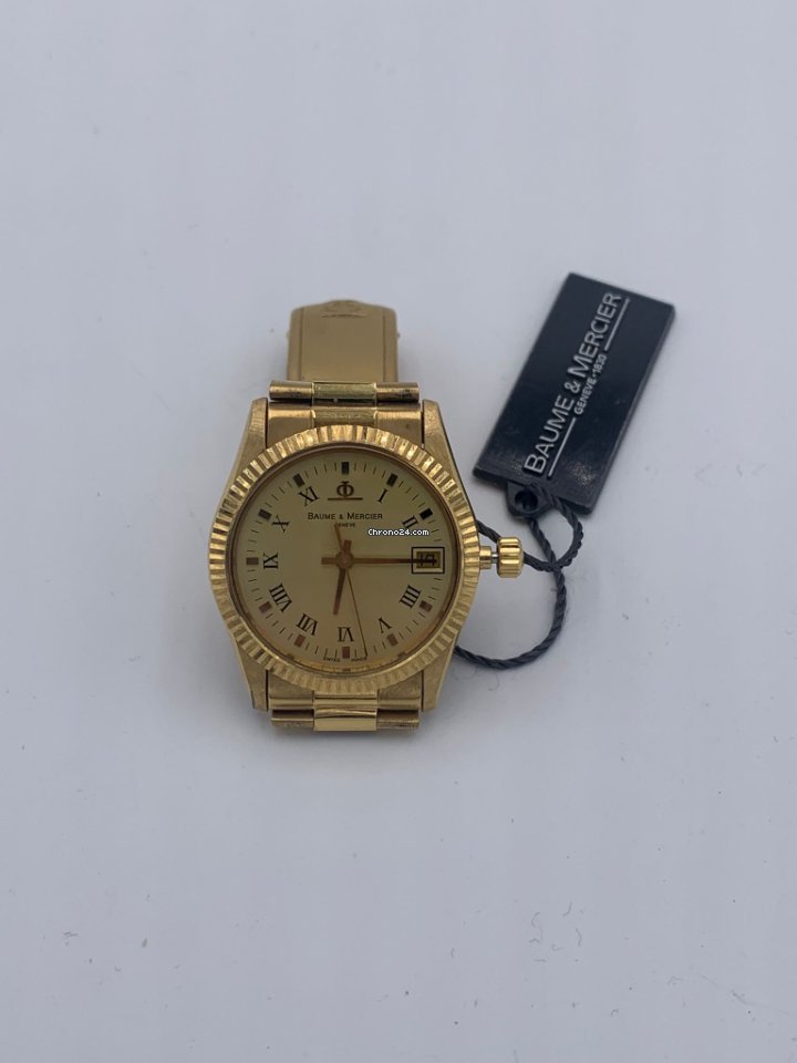 IMG_9081 Baume & Mercier Quartz Yellow gold 63193 Replica 8