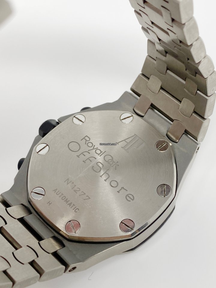 IMG_9081 Audemars Piguet Royal Oak Offshore Chronograph Mens watch Unisex Automatic Titanium 26170TI.OO.1000TI.01 Replica 8