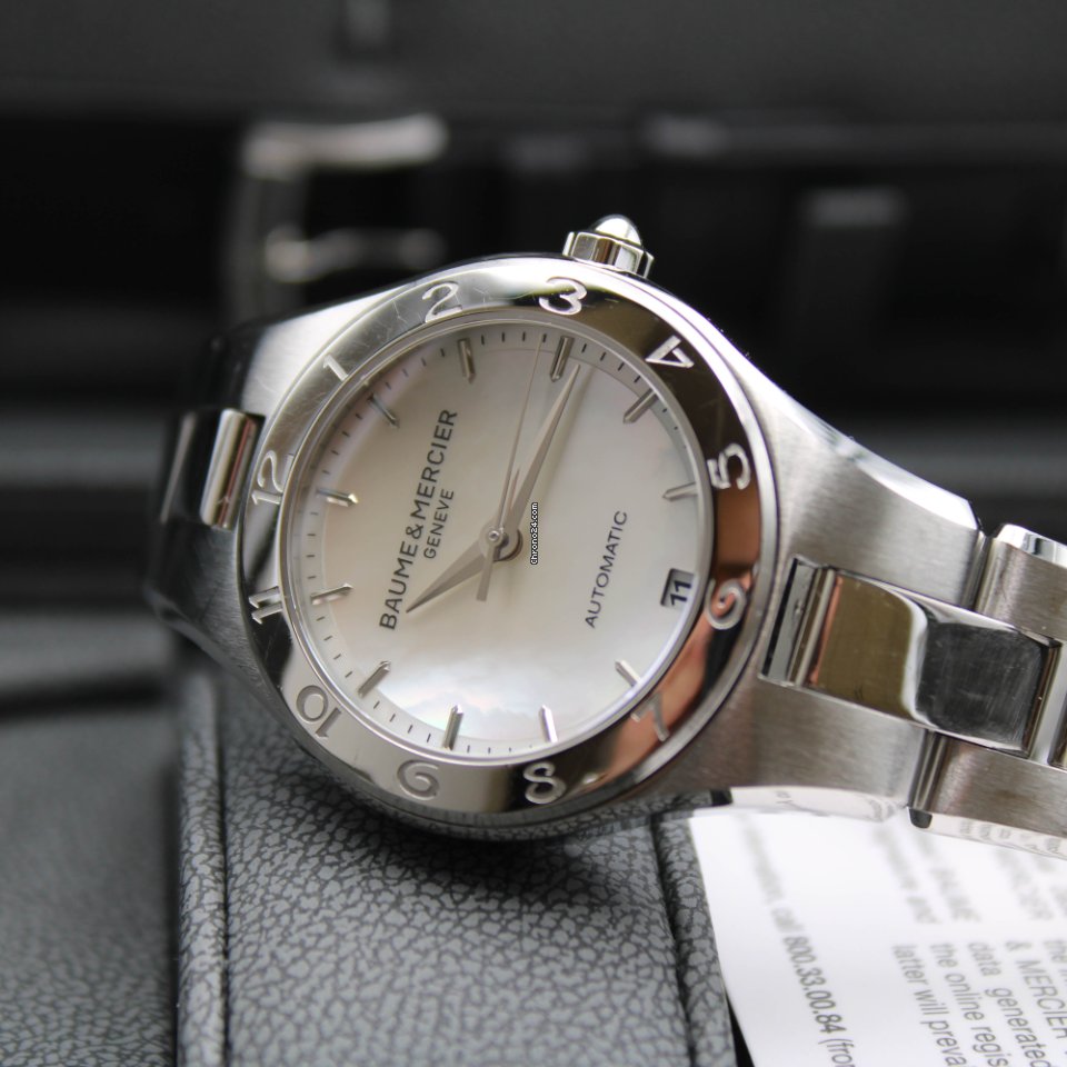 IMG_9081 Baume & Mercier Linea Womens watch Automatic Steel M0A10035 Replica 8