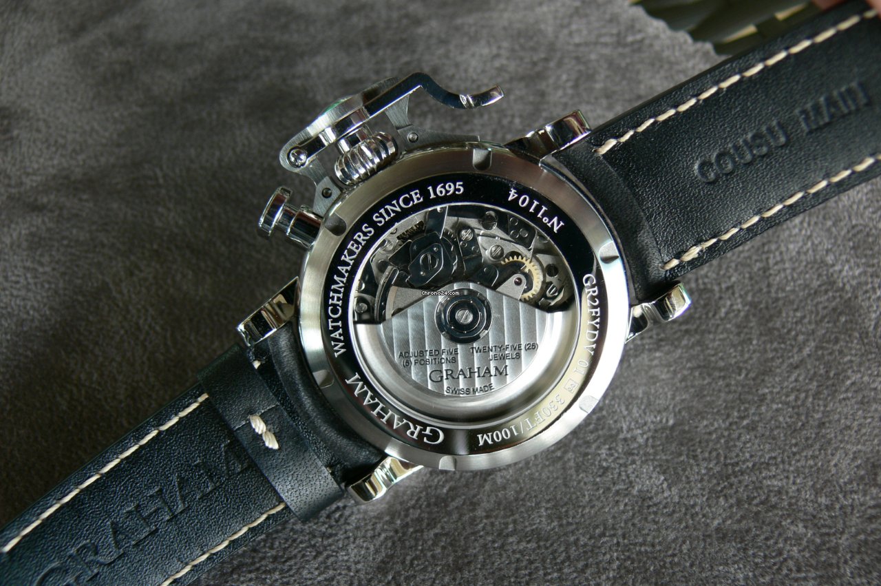 IMG_9081 Graham Chronofighter Mens watch Unisex Automatic Steel 2CVAS.B21A.L127S Replica 8