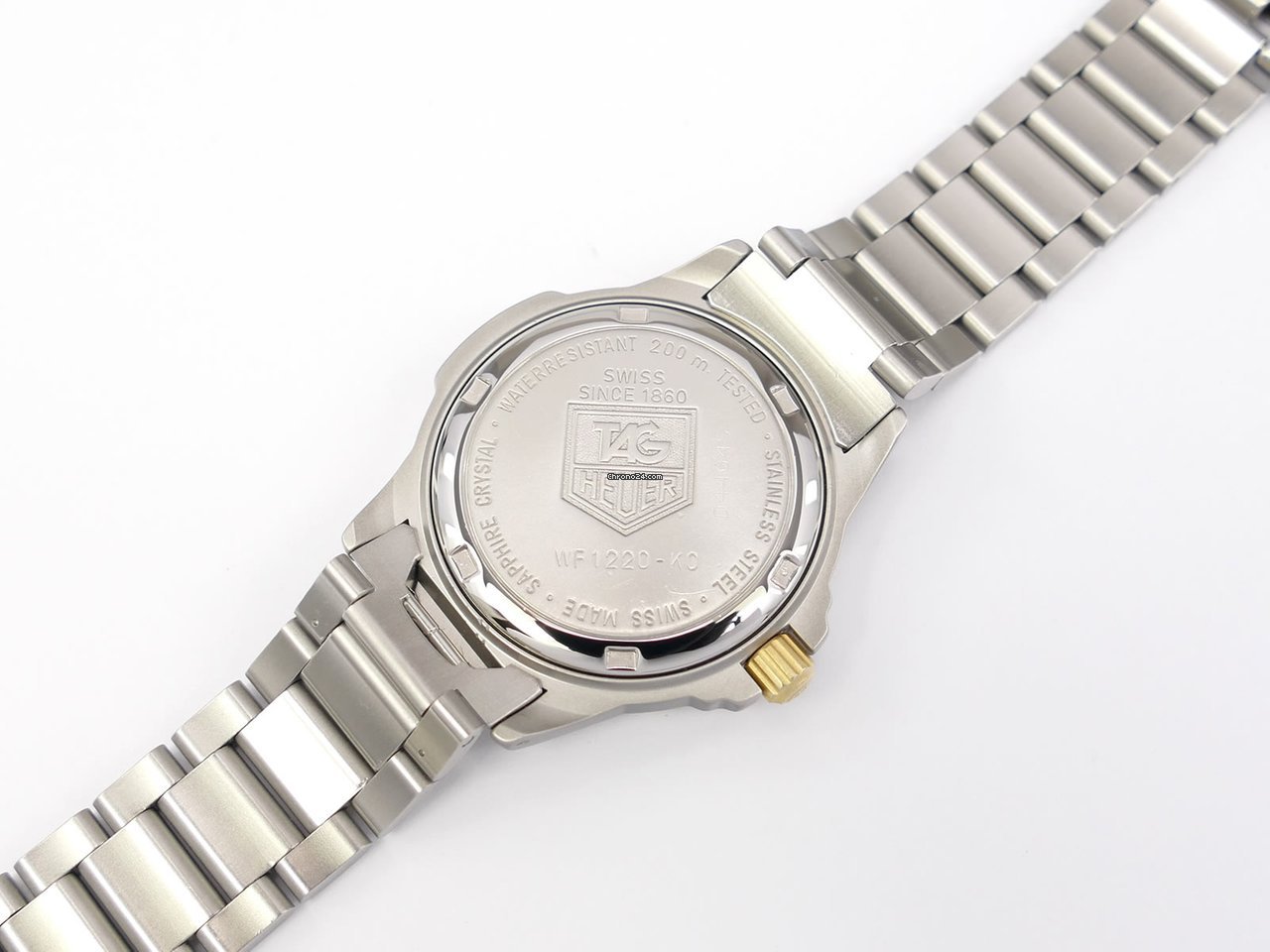 IMG_9081 TAG Heuer Mens watch Unisex Quartz Gold Steel WF1220-K0 Replica 8