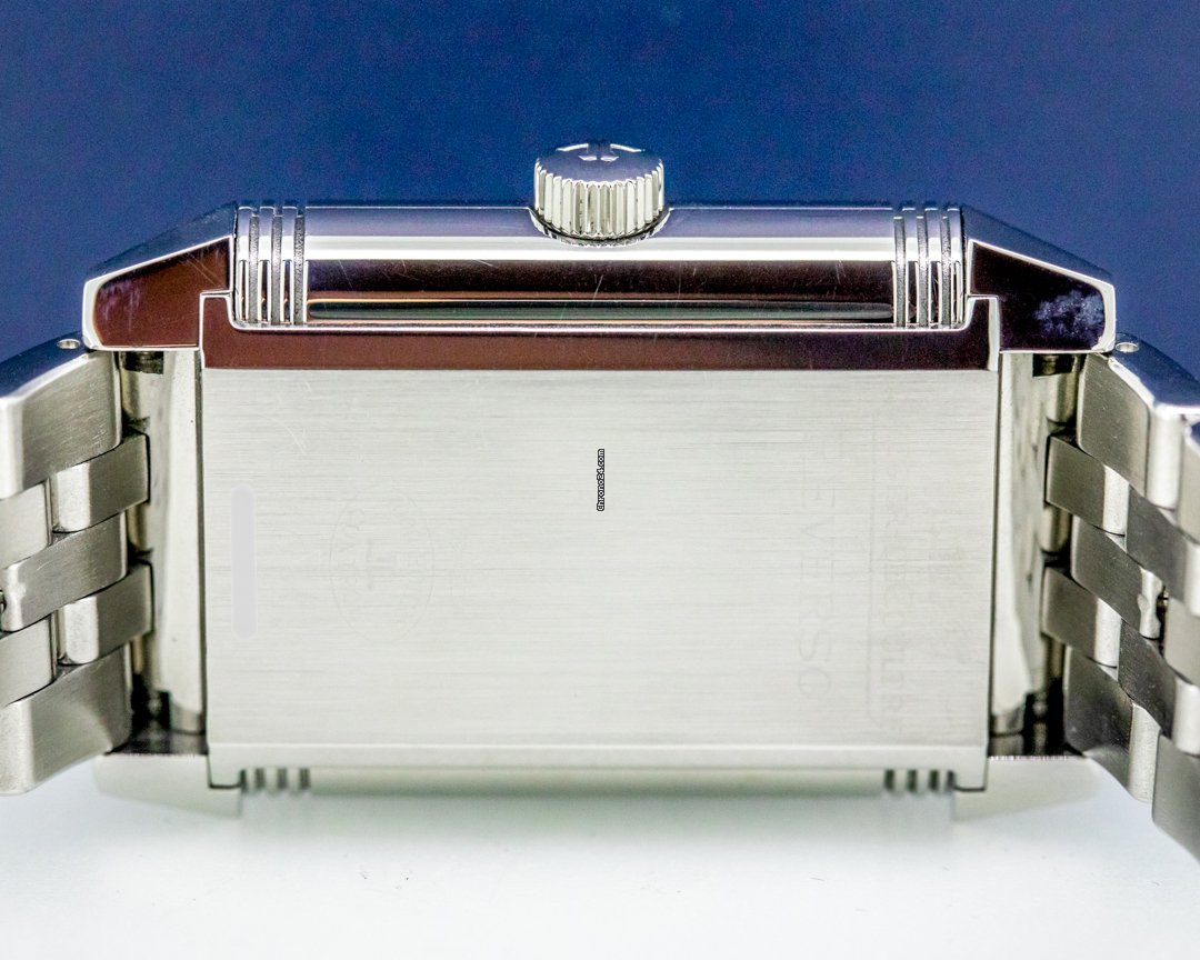 IMG_9081 Jaeger-LeCoultre Reverso Grande Date Mens watch Unisex Manual winding Steel 300.84.20 Replica 8