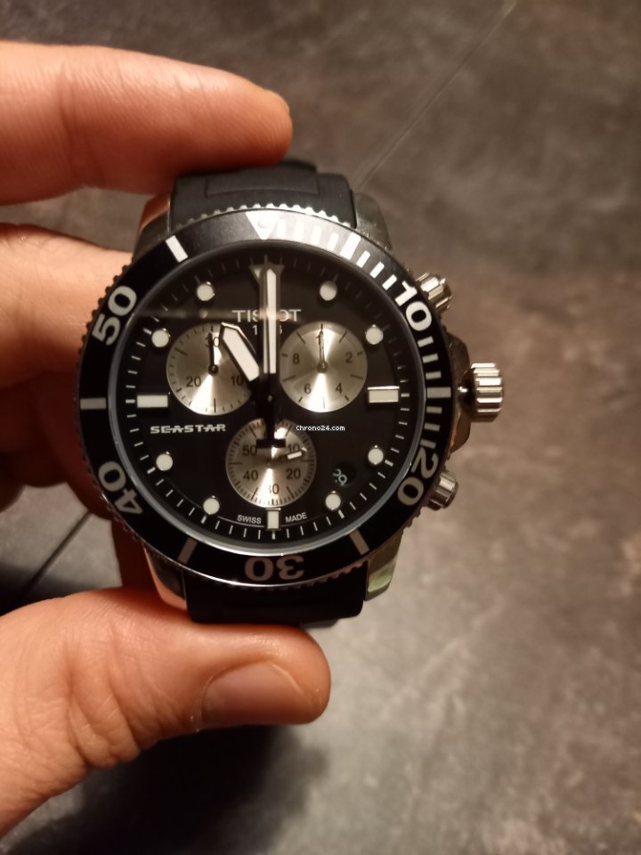 IMG_9081 Tissot Seastar 1000 Mens watch Unisex Quartz Steel T120.417.17.051.00 Replica 8