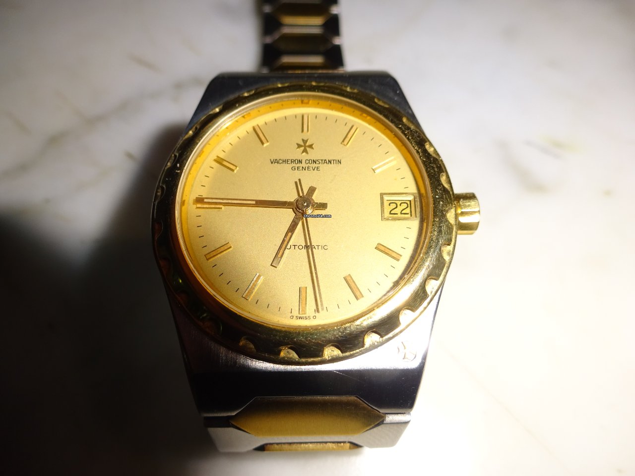 IMG_9081 Vacheron Constantin Mens watch Unisex Automatic Gold Steel 46003. Wertanlage Replica 8