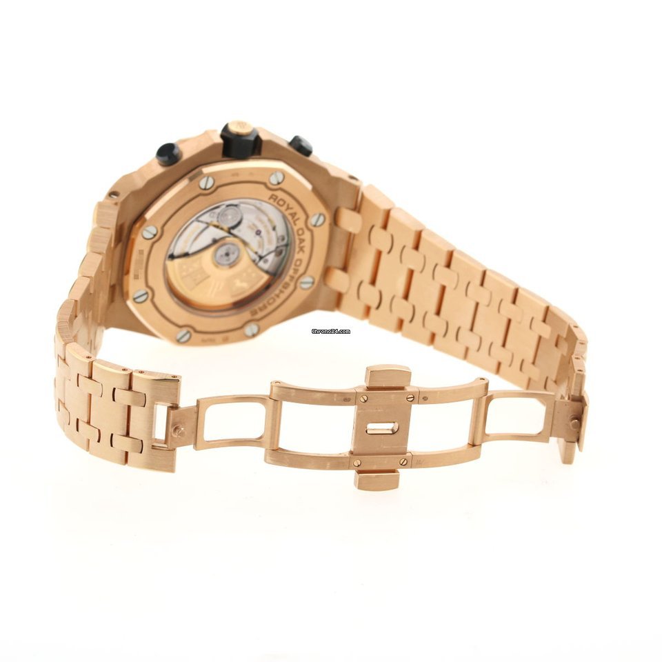 IMG_9081 Audemars Piguet Royal Oak Offshore Chronograph Automatic Rose gold 26470OR Replica 8