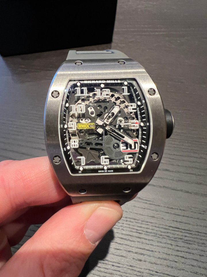 IMG_9081 Richard Mille RM 029 Mens watch Unisex Automatic Titanium RM029 Replica 8