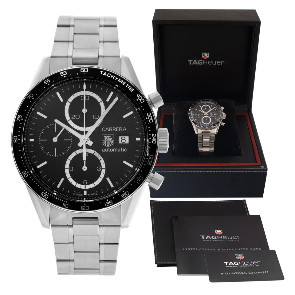 IMG_9081 TAG Heuer Carrera Calibre 16 Mens watch Unisex Automatic Steel CV2010-1 Replica 8
