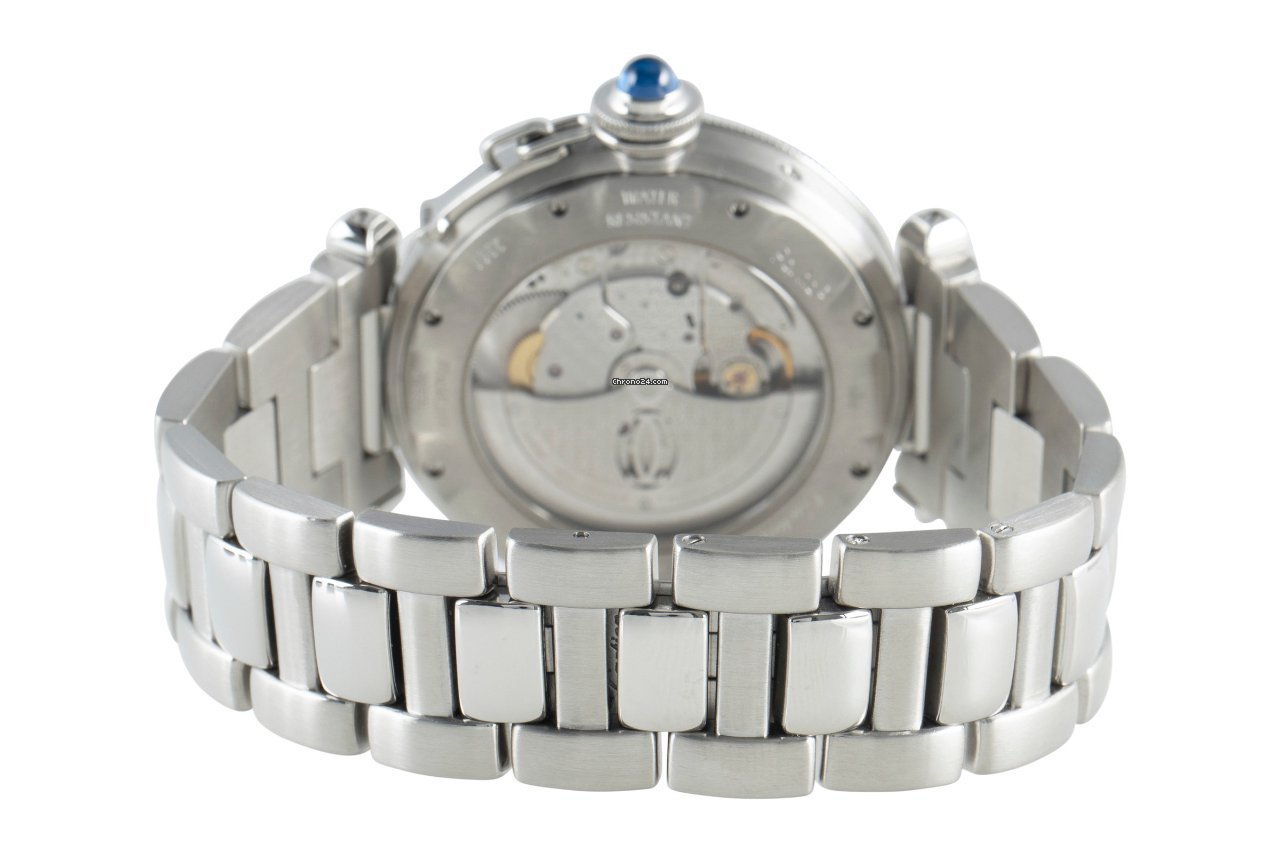 IMG_9081 Cartier Pasha Mens watch Unisex Automatic Steel 2388 Replica 8