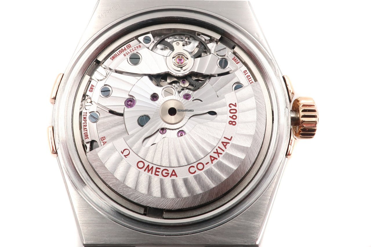 IMG_9081 Omega Constellation Day-Date Mens watch Unisex Automatic Gold Steel 123.20.38.22.02.001 Replica 8