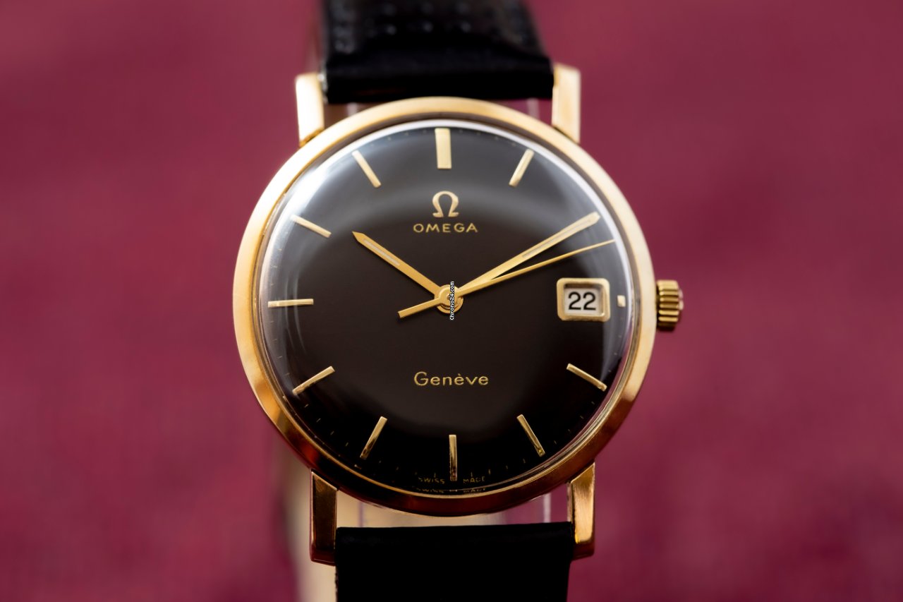 IMG_9081 Omega Geneve Mens watch Unisex Manual winding Rose gold 974 Replica 8