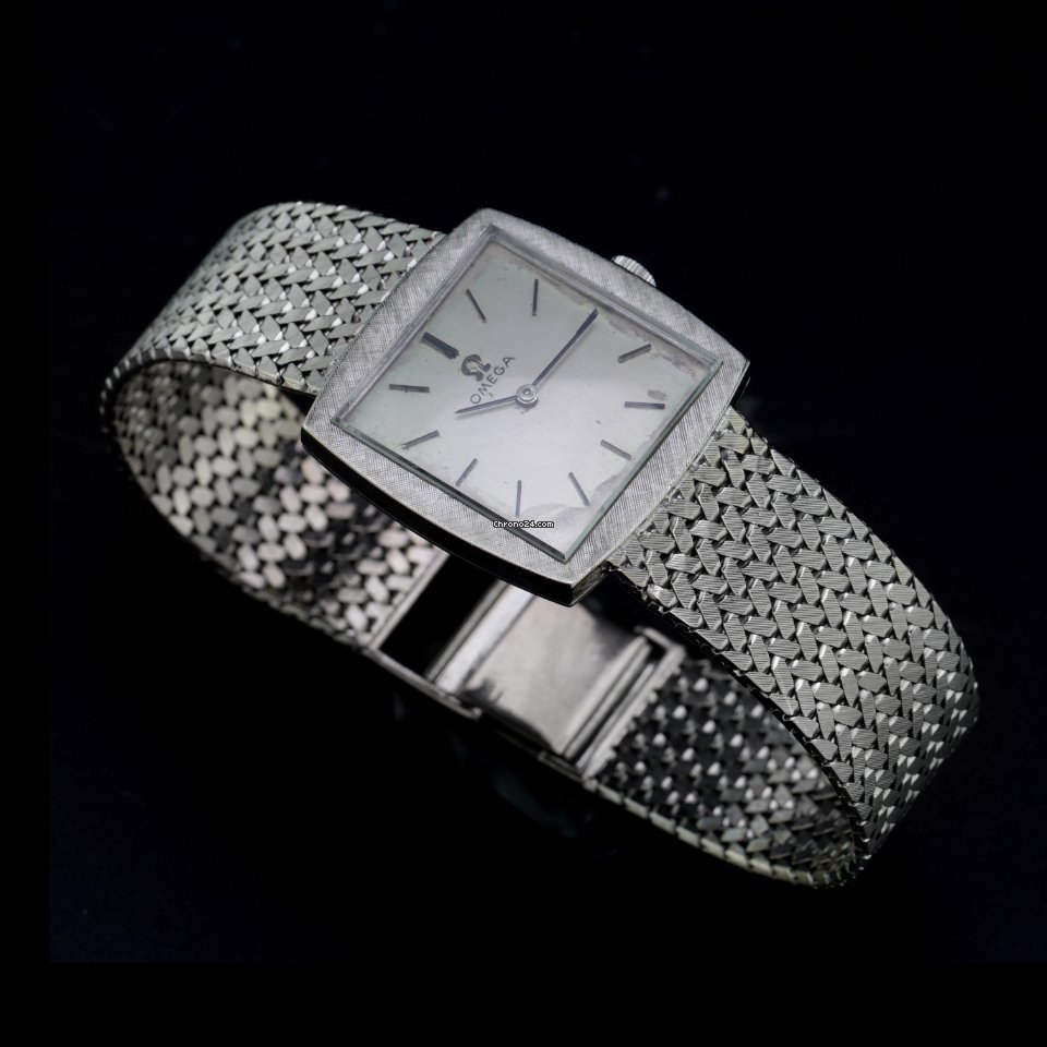 IMG_9081 Omega Womens watch Manual winding White gold Ref: 111061 Replica 8