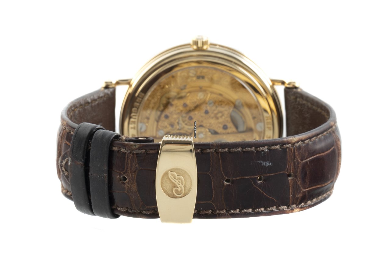 IMG_9081 Breguet Classique Mens watch Unisex Automatic Yellow gold 3137BA 11 986 Replica 8