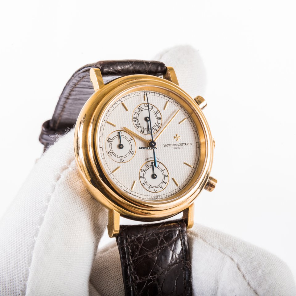 IMG_9081 Vacheron Constantin Historiques Mens watch Unisex Automatic Yellow gold 47001 Replica 8