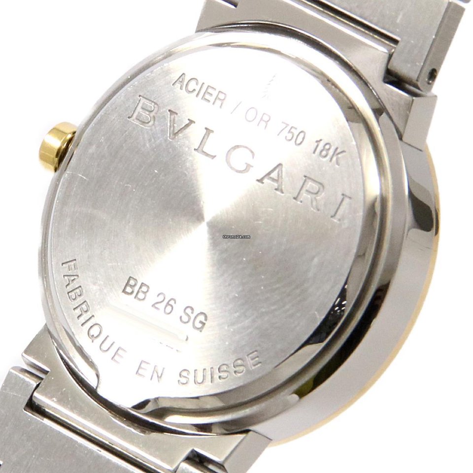 IMG_9081 Bulgari Bulgari Womens watch Quartz BB26SG BB26SGD Replica 8