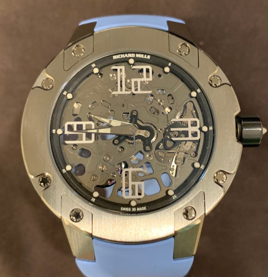 IMG_9081 Richard Mille Mens watch Unisex Automatic Titanium RM 033 Replica 8