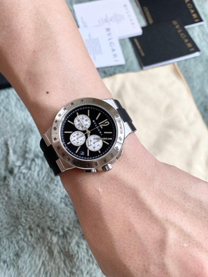 IMG_9081 Bulgari Diagono Mens watch Unisex Automatic Steel DG41BSVDCHTA Replica 8