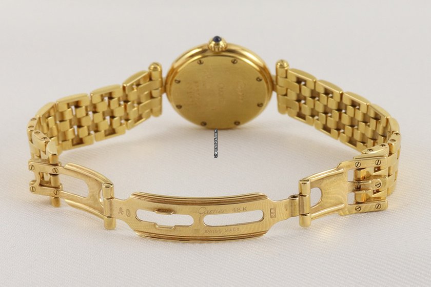 IMG_9081 Cartier Panthere Womens watch Quartz Yellow gold 8057921 Replica 8