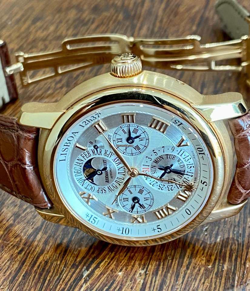 IMG_9081 Audemars Piguet Jules Audemars Mens watch Unisex Automatic Rose gold 26003OR.OO.D088CR.01083 Replica 8