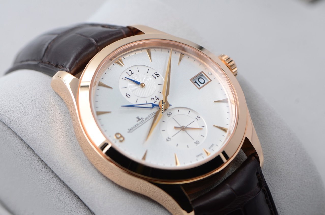IMG_9081 Jaeger-LeCoultre Master Hometime Mens watch Unisex Automatic Rose gold Q1622530 Replica 8