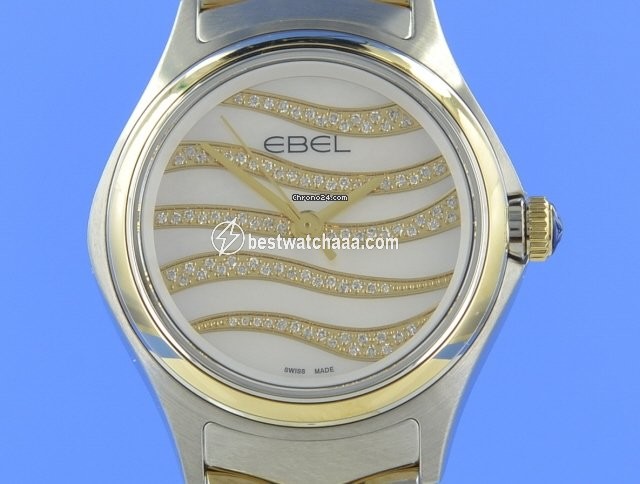 Ebel Wave Womens watch Quartz Gold Steel 1216271