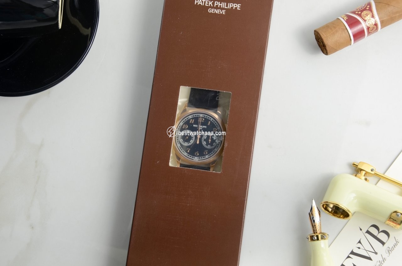 Patek Philippe Chronograph Mens watch Unisex Manual winding Rose gold 5170R-010