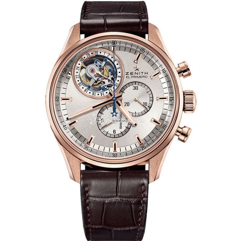 Zenith El Primero Tourbillon Mens watch Unisex Manual winding Rose gold 18.2050.4035-01.C713