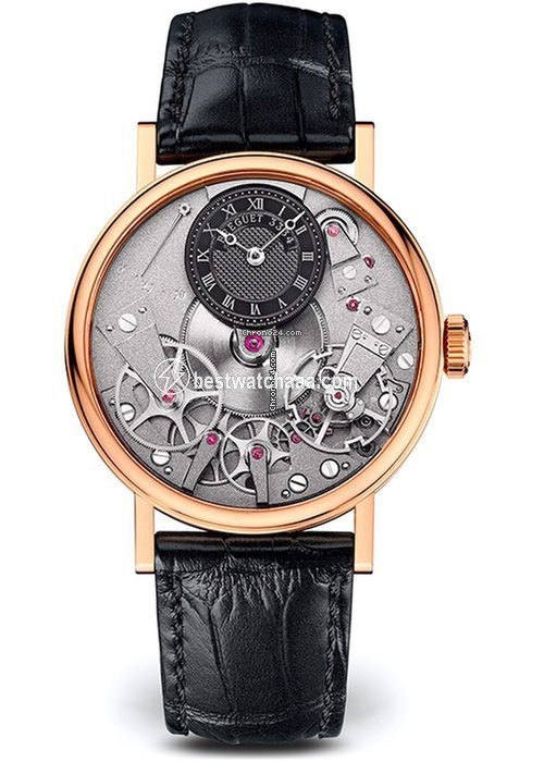 Breguet Tradition Mens watch Unisex Manual winding Rose gold 7027BR G9 9V6