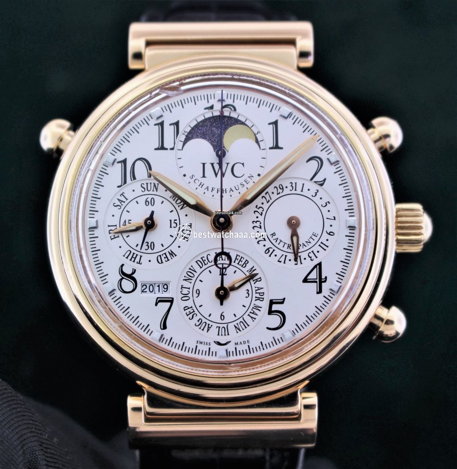 IWC Da Vinci Perpetual Calendar Mens watch Unisex Automatic Yellow gold IW3754