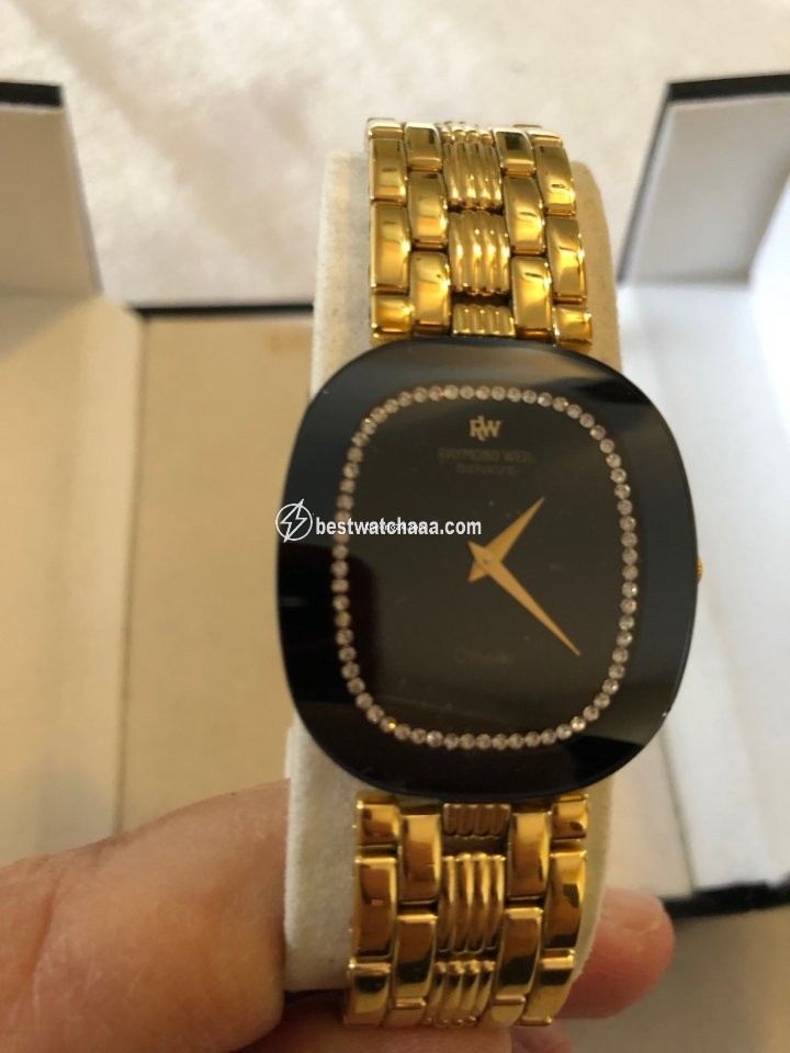 Raymond Weil Othello Mens watch Unisex Quartz Yellow gold 160
