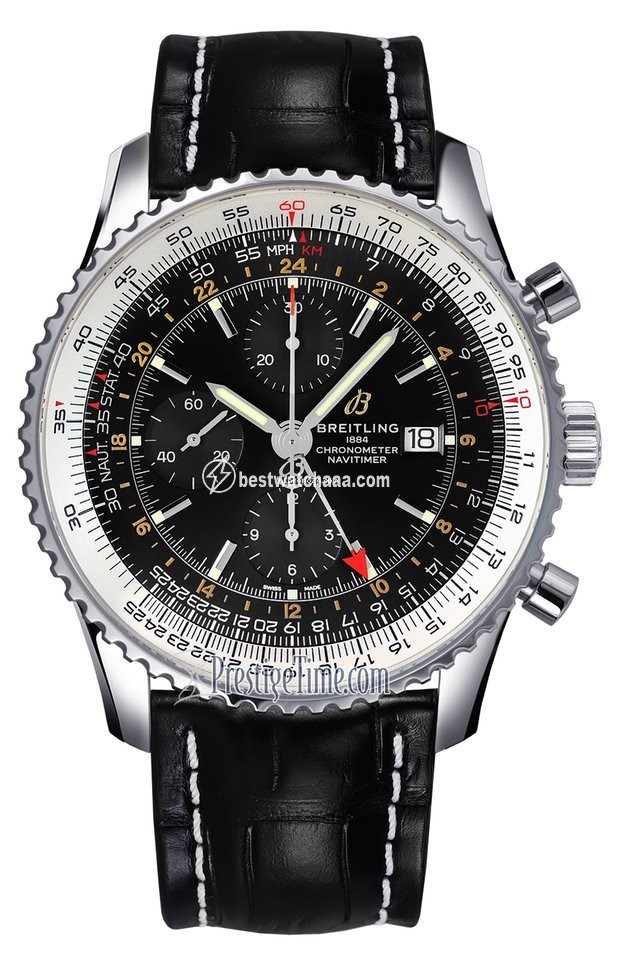 Breitling Navitimer GMT Mens watch Unisex Automatic Steel a24322121b2p1