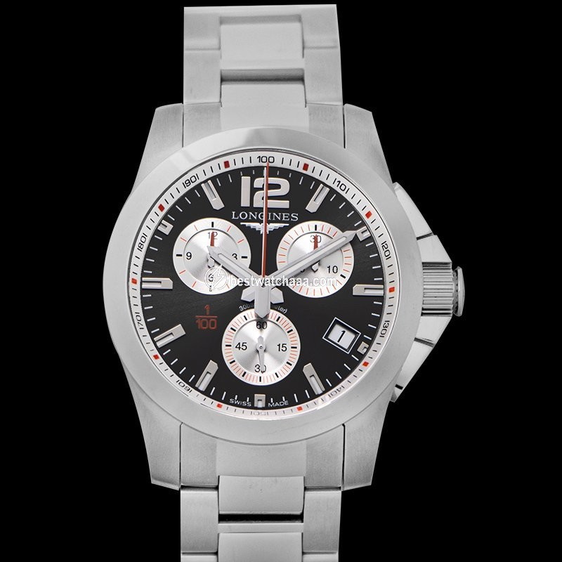 Longines Conquest Mens watch Unisex Quartz Steel L37004796
