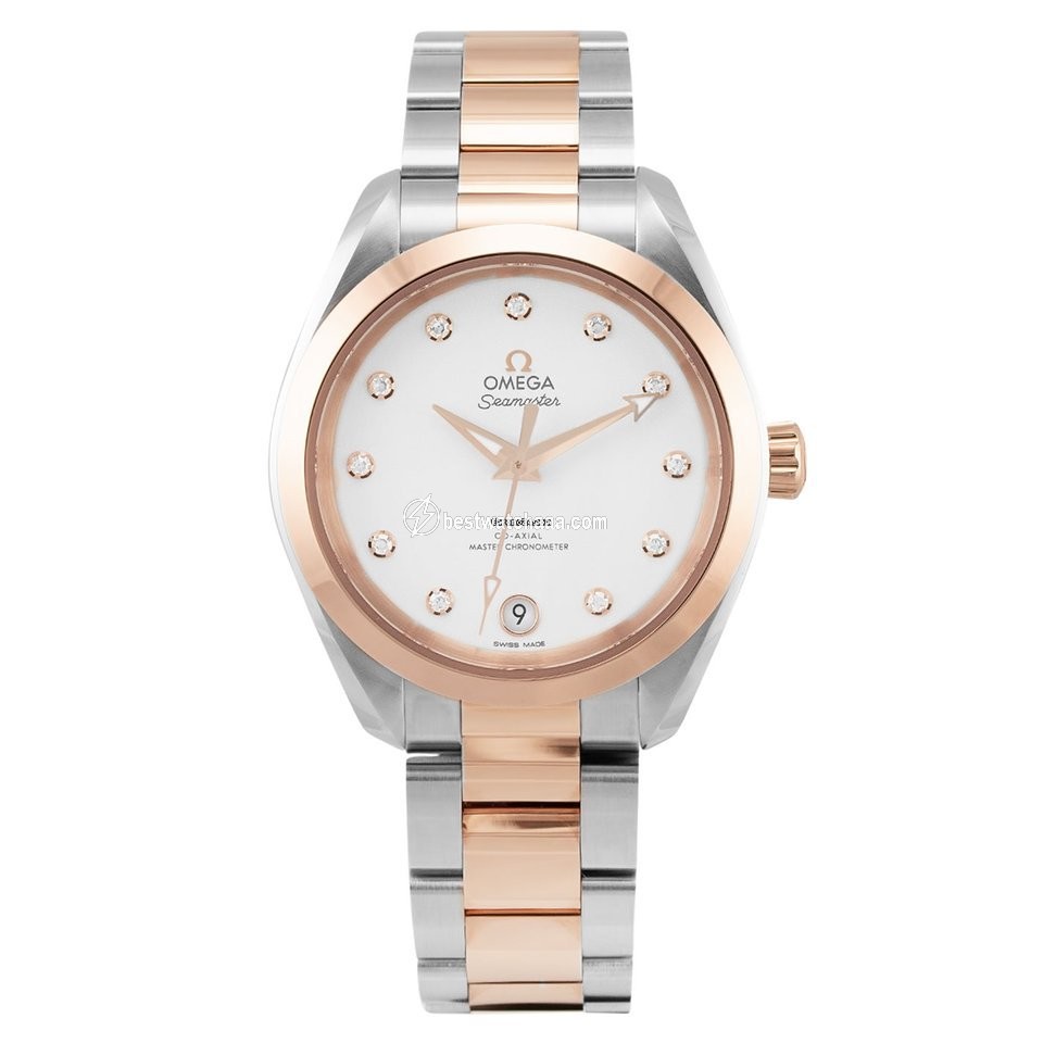 Omega Seamaster Aqua Terra Womens watch Automatic Gold Steel 220.20.34.20.52.001