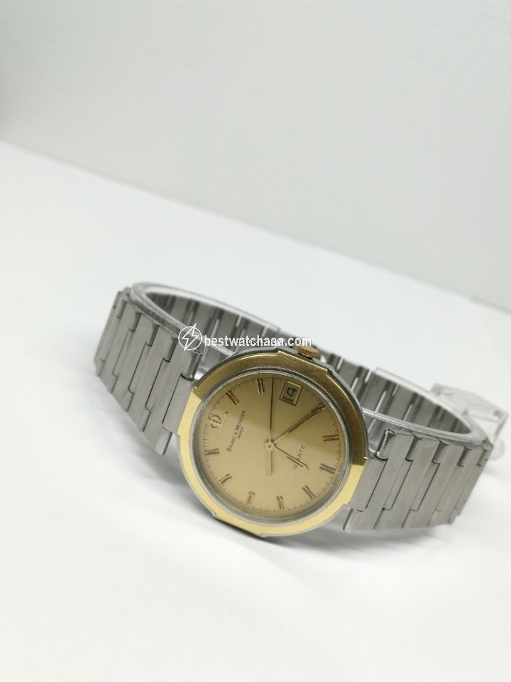 Baume & Mercier Mens watch Unisex Quartz Steel geneve date