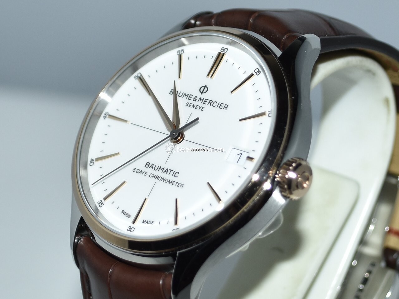 Baume & Mercier Clifton Mens watch Unisex Automatic Gold Steel MOA10519