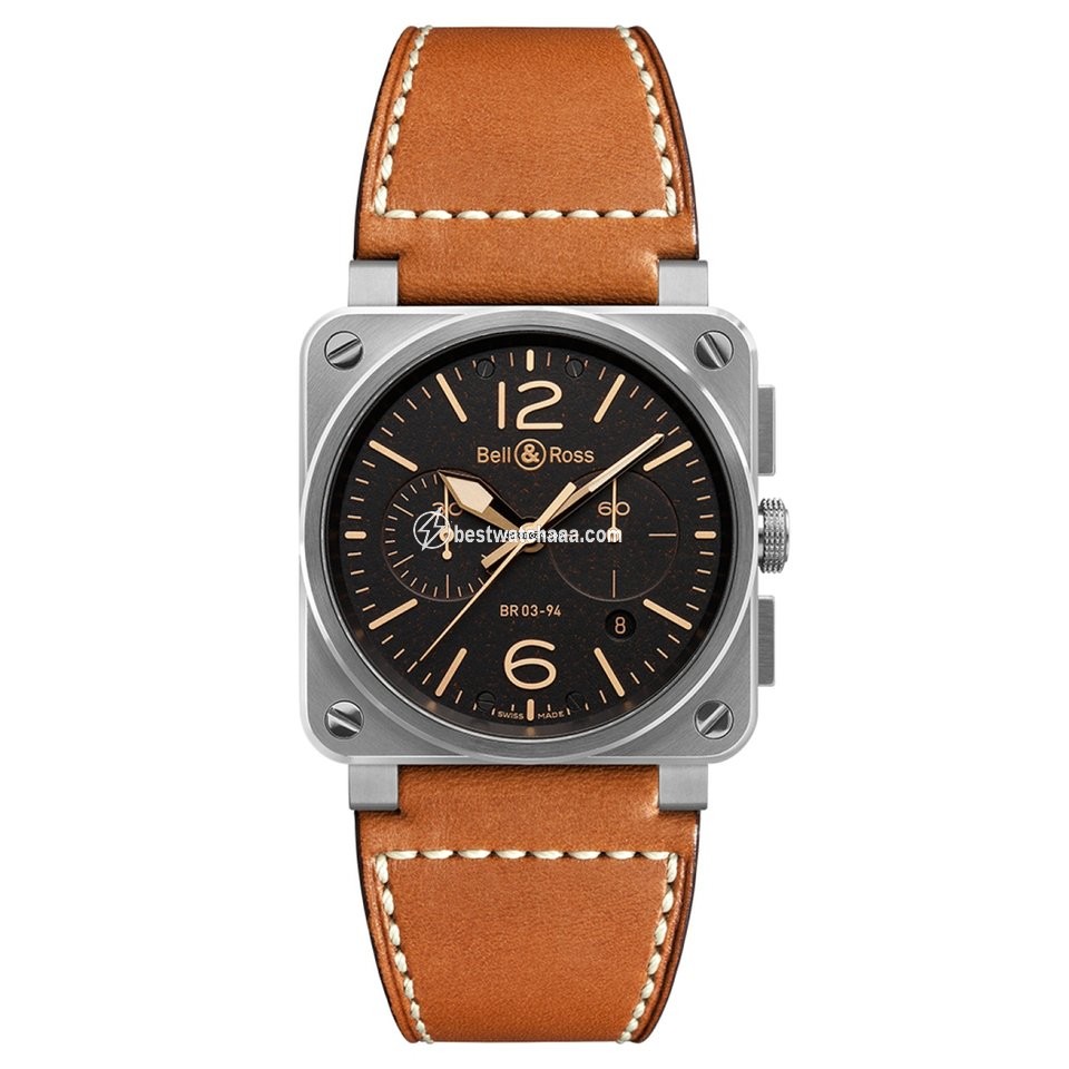 Bell & Ross BR 03-94 Chronographe Mens watch Unisex Automatic Steel BR0394STGHE SCA