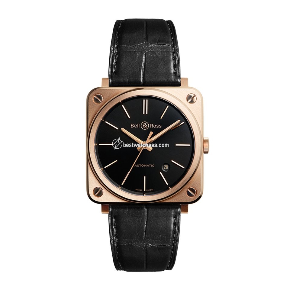 Bell & Ross BR S Mens watch Unisex Automatic Rose gold BRS92BLPG SCR