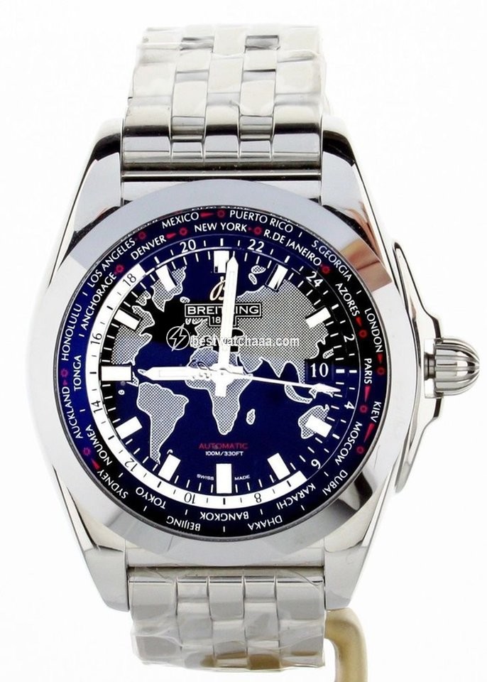 Breitling Galactic Unitime Mens watch Unisex Automatic Steel WB3510U4 BD94