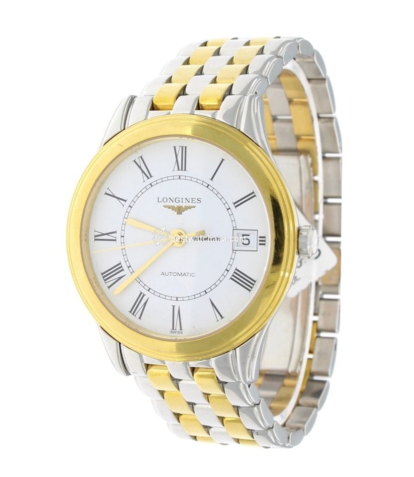 Longines Flagship Mens watch Unisex Automatic Gold Steel L4.774.3.22.7