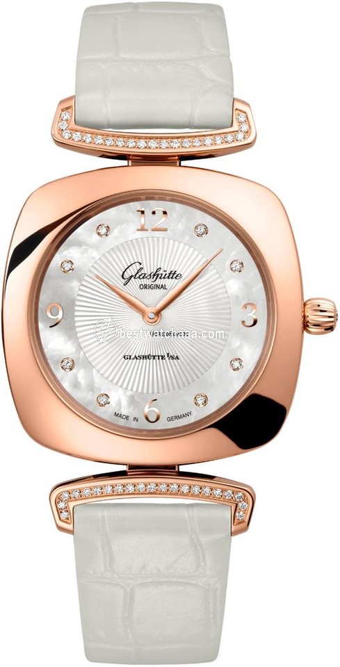 Glash��tte Original Pavonina Womens watch Quartz Rose gold 1-03-02-04-05-30