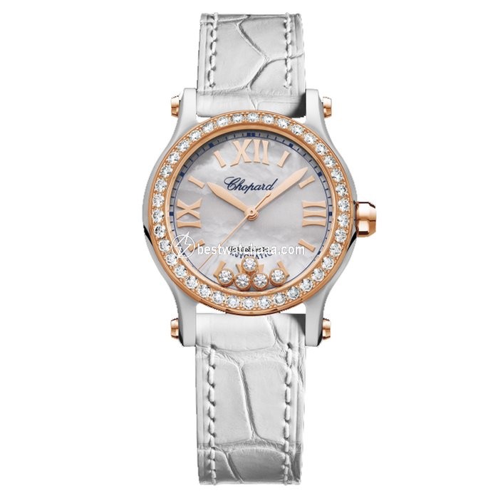 Chopard Happy Sport Womens watch Automatic Gold Steel 278573-6020