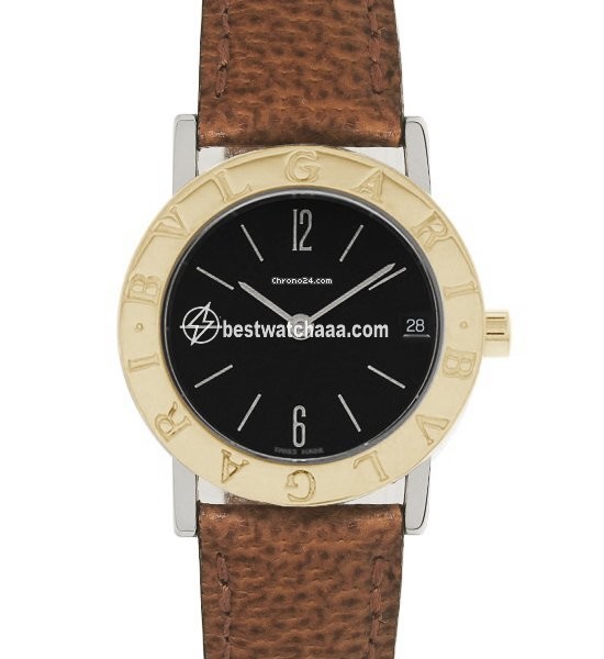 Bulgari Bulgari Mens watch Unisex Quartz Gold Steel BB 30 SGLD
