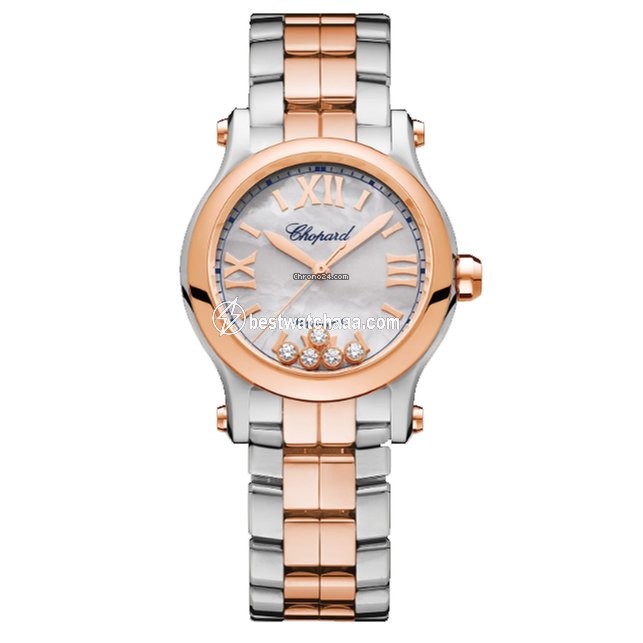 Chopard Happy Sport Womens watch Automatic Gold Steel 278573-6019