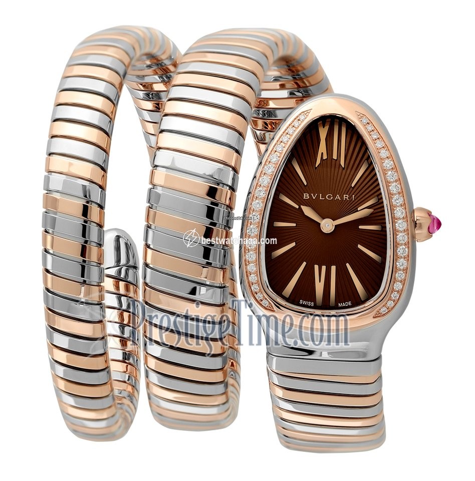 Bulgari Serpenti Womens watch Quartz Gold Steel 103070