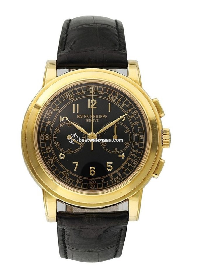 Patek Philippe Chronograph Mens watch Unisex Manual winding Yellow gold 5070J-001
