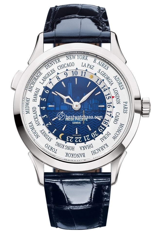 Patek Philippe World Time Mens watch Unisex Automatic White gold 5230G-010