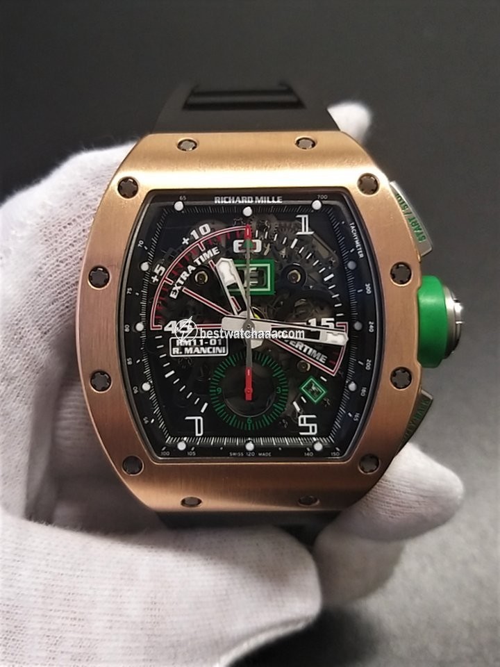Richard Mille RM 011 Automatic Rose gold RM11-01 ROBERTO MANCINI