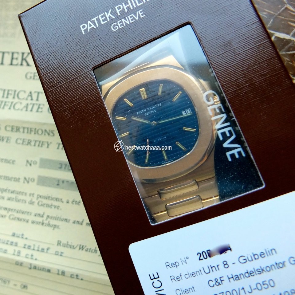 Patek Philippe Nautilus Mens watch Unisex Automatic Yellow gold 3700 Patek Philippe Nautilus GG G��1BELIN Full Set