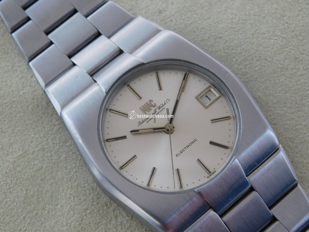 IWC Mens watch Unisex Quartz Steel 3403