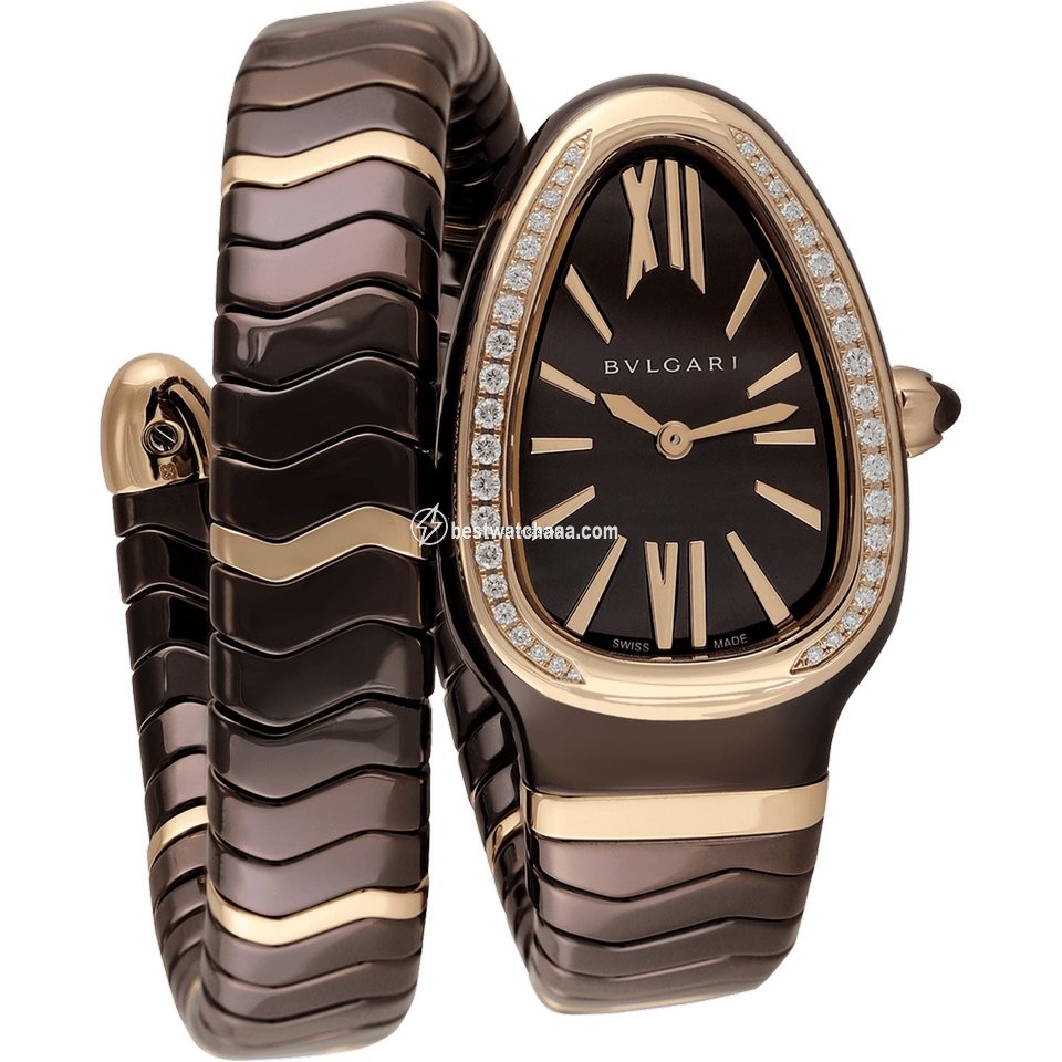 Bulgari Serpenti Womens watch Quartz Ceramic 103060 SPC35C11GDC11CG.1T