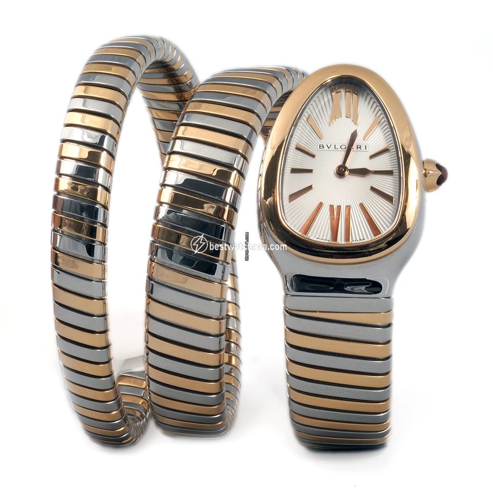Bulgari Serpenti Womens watch Quartz Gold Steel 102236 SP35C6SPG.2T